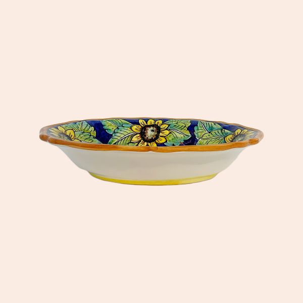 SMALL OVAL SERVING TRAY CM.25LX19WX5H, PAESAGGIO GIRASOLI